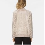 NWT TAVIK VELVET CAMDEN BOMBER JACKET IVORY SIZE SMALL Photo 1