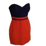 Silence + Noise Urban outfitters bright strapless body con dress Photo 5