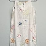 C&C California  | White Embroidered Sundress w/Fruit Photo 10