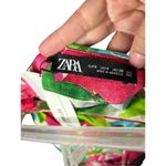 ZARA ‎ Floral Print Linen Blend Wrap Skort Size S NWT Photo 4