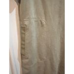ZARA  Womens Olive Green Short Sleeve Shift‎ Dress Pockets Casual Minimalist Photo 2