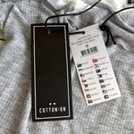 Cotton On Women’s Light Gray Cold Shoulder Long Sleeve Ribbed Knit Top Sz S NWT Photo 5