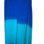 Bongo Blue Multicolored Gradient Hi Low Mermaid Maxi Skirt Size Medium Photo 1