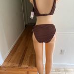 Wild Fable  match crinkle bikini set in chocolate brown Photo 6