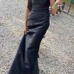 Alfred Sung  One-Shoulder Black Dress Photo 4