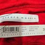 Susana Monaco Strapless Hi Low Dress in Perfect Red Photo 10