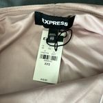 EXPRESS  Pink Velvet Mini Skirt Size XXS NWT Photo 1