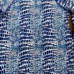 Beach House Swim Quarter Zip Women's UPF Sun Protect Top Blue Size M Photo 2