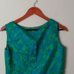 Sears 12 Blue Green Sleeveless Crop Top Dress Set Photo 4