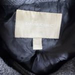 Banana Republic  Gray Peacoat Shell Wool Blend Jacket Women's Coat Size Large Zip Photo 5