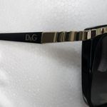 Dolce & Gabbana Womens Sunglasses Black Frame Gradient Lens 58mm Case Box Italy Photo 9
