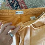 ZARA Orange Wide Leg Pants Photo 1