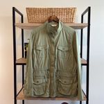 L.L.Bean Women's Freeport Field Green Utility Zip & Snap Jacket, XL Photo 1