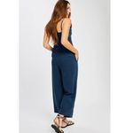 Gentle Fawn Navy Caesar Coastal Grandma High Waisted Linen Pleated Pants XS Photo 2