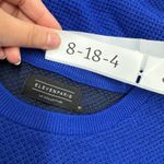 Eleven Paris  Sweater Womens Small Blue‎ Knit Crew Neck Photo 2