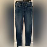 RE/DONE REDONE Frayed Ankle Women’s Blue Jeans Size 26 Photo 1