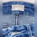 MOTHER Looker Ankle Fray Distressed Jeans in Naughty Intentions Wash Photo 5
