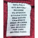 Habitat Clothes To Live In Tunic Size Medium Burgundy Cowl Neck Lagenlook Boho Red Photo 9