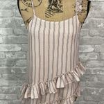 Ro & De  Stripe Ruffle Tank Top Photo 3