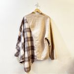 Anthropologie Pilcro Mixed Plaid Poncho One Size Photo 5