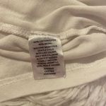 1901 Nordstrom Boat Neck Button Long Sleeve Top in White Large Photo 3