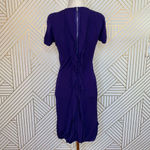 Karen Millen Ruffle Evening Wiggle Purple Dress Photo 5