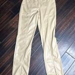 Jason Wu Faux leather pants with bottom slit business casual stretch bodycon indie boho Photo 0