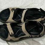 Ecco  YUCATÁN SANDAL WOMENS SIZE 11(43)  BIRCH PINK ACCENTS MULTI STRAPS  CLEAN Photo 10