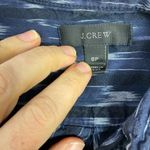 J.Crew ⭐️ Metallic-striped Navy Ikat Popover Shirt Photo 4