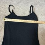 Pact  Organic Cotton Black Spaghetti Strap Tank Top Camisole Size Small Photo 3