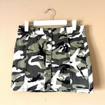 Almost Famous  | Camo Print High Rise Mini Skirt Sz 13 Photo 0