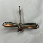 Dragonfly‎ Lapel Pin Jewelry, Silver & Abalone Brooch Photo 5