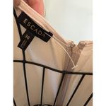 Escada Blazer Two Button Blouse Dress Suit Gray Tweed 36 Small Photo 3