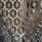 Elie Tahari Cotton Broderie Lace Pencil Dress in Black & Nude size Photo 4