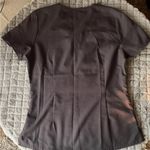 FIGS  Women’s Casma Three Pocket Scrub Top Gray With Yellow Stitching  (XS) Photo 1