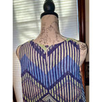 Como vintage Small Layered Patterned Tank With Button Keyhole Back Photo 7