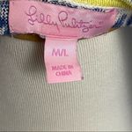 Lilly Pulitzer Jameson Blue Crush Open Waters Linen Sweater M/L Photo 5
