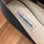 Brighton Young Black Genuine Italian Leather Pointy Toe High Heel Pumps Size 6M Photo 10