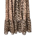 EXPRESS Animal Print Maxi Dress belted size M Photo 5