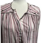 V. De. Vinster Khadi Mexican Embroidered Cotton Boho Blouse Top Size S Photo 3