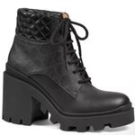 Gucci Women's GG Platform High Block Heel Ankle Boots Size 38.5 Photo 0