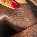 Coach Vintage Glove Tanned Cowhide Brown Leather Bag 9146 Rare Photo 8