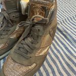 Michael Kors Gold and Tan High-Top Sneakers Photo 10