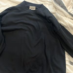 Aerie  Black Waffle Crewneck Photo 4