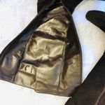 Cole Haan Heeled Boots 5.5 Women Oriana Suede Chocolate Brown Luxury Luxe Buckle Photo 7