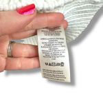 Free People NWOT Alli Optic White Heavy Chunky V-Neck Oversized Slouchy Sweater Photo 8