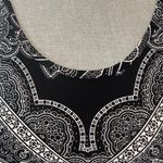Ny&co NY& Stretch Medium Pull over black white paisley monochromatic maxi dress with cut-out shoulder sleeve Photo 5