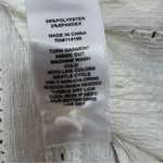 Frye  Eyelet Ruffle Cuff Boho‎ Peasant Tunic Blouse Ivory Cream XXL Photo 10