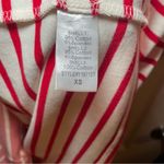 Tuckernuck  XS Women's Dress Red/pink Striped 3/4 Sleeve Polo Ashton Quiet Luxury Photo 4