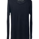 Lululemon Be Bold Backbend Sweater Small Cashmere Blend Long Sleeve Black #EE7-6 Photo 0